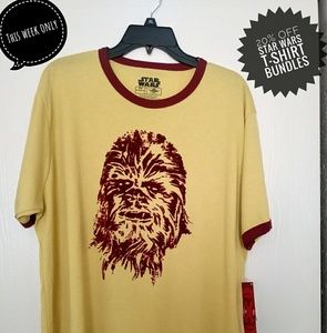 Star Wars Chewbacca yellow Graphic T-Shirt